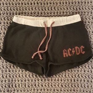 Really cute AC DC lounge shorts